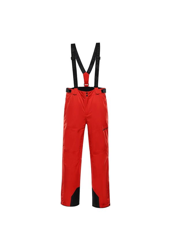 ALPINE PRO - Spodnie męskie narciarskie snowboardowe 10.000 Alpine Pro Edes 2. Kolor: czerwony. Sezon: zima. Sport: snowboard, narciarstwo