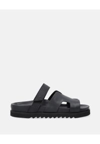 Venezia - CZARNE KLAPKI W SPORTOWYM STYLU 13421003 BLACK. Kolor: czarny. Materiał: skóra, syntetyk. Obcas: na obcasie. Styl: sportowy. Wysokość obcasa: średni #1