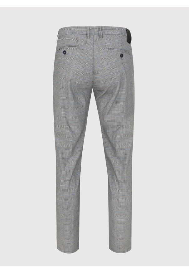 PAKO LORENTE – Szare męskie spodnie chino w kratę P23SF-WX-009-S-S - Pako Lorente. Kolor: szary. Materiał: poliester, elastan, wiskoza