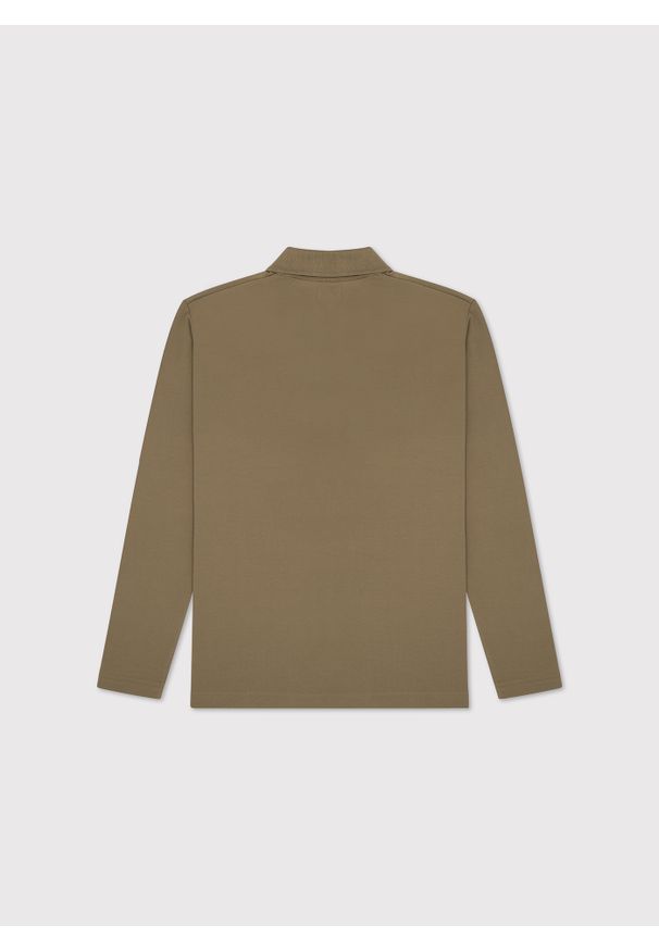 Pako Lorente - PAKO LORENTE – Oliwkowe polo longsleeve. Okazja: na co dzień. Typ kołnierza: polo. Kolor: oliwkowy, niebieski. Materiał: elastan, bawełna. Długość rękawa: długi rękaw. Długość: długie. Styl: casual