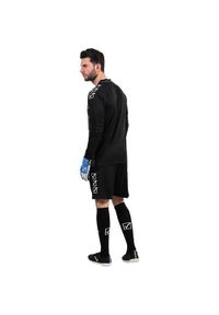 Dres piłkarski męski Givova Difesa. Kolor: różowy, szary, wielokolorowy, czarny. Materiał: dresówka. Sport: piłka nożna #2