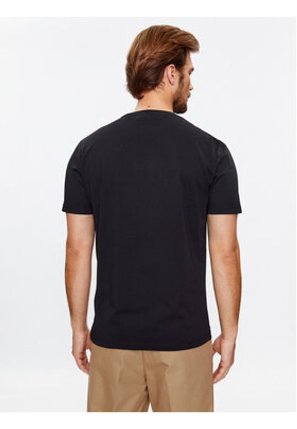 GANT - Gant T-Shirt Reg Archive Shield Ss 2003199 Czarny Regular Fit. Kolor: czarny. Materiał: bawełna