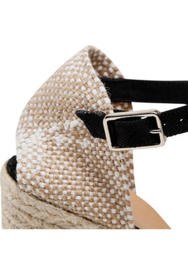 Castañer Espadryle Chiarata/8ED/001 020983-100-35 Czarny. Kolor: czarny. Materiał: materiał