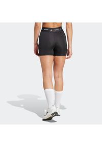 Adidas - Spodenki fitness damskie ADIDAS. Materiał: skóra. Technologia: Techfit (Adidas). Sport: fitness