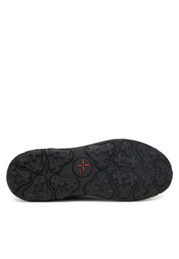 Geox Sneakersy Nebula + grip abx U46HFA 04654 C9999 Czarny. Kolor: czarny. Materiał: skóra