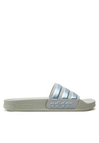 Adidas - adidas Klapki adilette Shower Slides IF0893 Szary. Kolor: szary