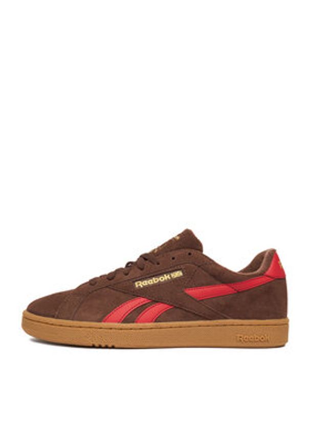 Reebok Sneakersy EO-CLUB C GROUNDS UK 100228143 Brązowy. Kolor: brązowy. Materiał: zamsz, skóra. Model: Reebok Club