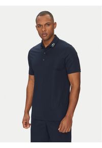 Lacoste Polo DH2341 Granatowy Regular Fit. Typ kołnierza: polo. Kolor: niebieski. Materiał: syntetyk #1
