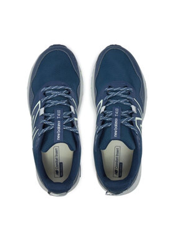 New Balance Buty do biegania T410 MT410CN8 Granatowy. Kolor: niebieski. Materiał: skóra