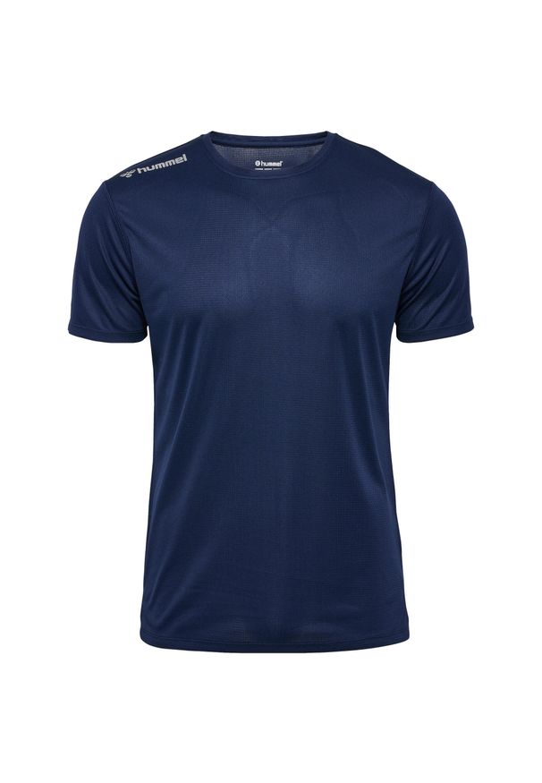Koszulka Hummel. Kolor: niebieski. Materiał: materiał. Sport: piłka nożna
