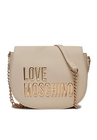 Love Moschino - LOVE MOSCHINO Torebka JC4194PP1IKD0110 Beżowy. Kolor: beżowy. Materiał: skórzane