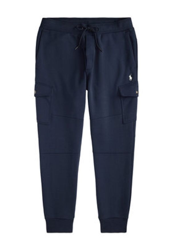 Polo Ralph Lauren Spodnie materiałowe 710980340001 Granatowy Regular Fit. Kolor: niebieski. Materiał: bawełna