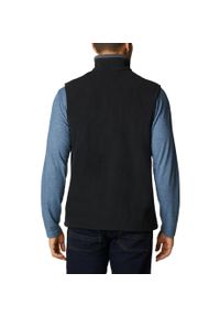 columbia - Bezrękawnik Sportowy Męski Columbia Fast Trek Fleece. Kolor: czarny. Długość rękawa: bez rękawów