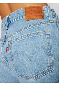Levi's® Szorty jeansowe 501 High-Waisted 56327-0086 Błękitny Regular Fit. Kolor: niebieski. Materiał: jeans, bawełna
