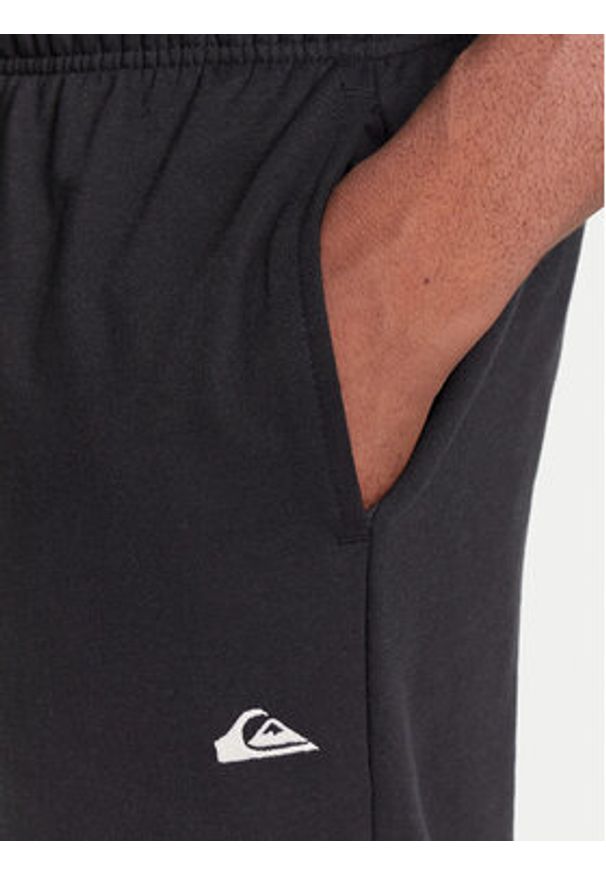 Quiksilver Spodnie dresowe Basic Jogger EQYFB03403 Czarny Regular Fit. Kolor: czarny. Materiał: bawełna