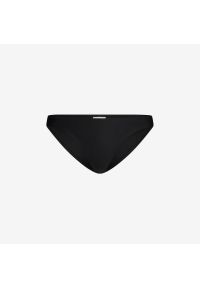 WALLIEN - Damskie sportowe majtki od bikini premium do pływania, surfingu - czarne. Kolor: czarny. Materiał: tkanina