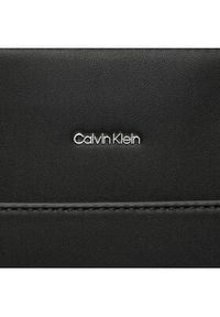 Calvin Klein Torebka Ck Must Shopper Lg K60K611362 Czarny. Kolor: czarny. Materiał: skórzane