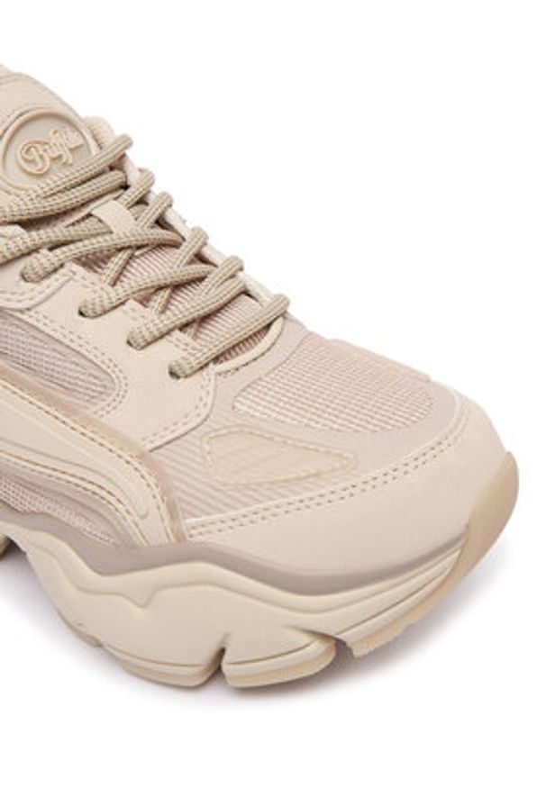 Buffalo Sneakersy Binary Athena 1636512 Écru. Materiał: skóra