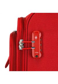Wittchen - Mała walizka miękka jednokolorowa czerwona. Kolor: czerwony. Materiał: poliester #6