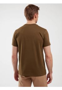 Big-Star - Koszulka męska z nadrukiem khaki Reddrez 303. Kolor: zielony. Materiał: materiał, dzianina, bawełna, jeans. Wzór: nadruk. Sezon: lato. Styl: klasyczny, wakacyjny #6