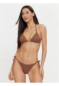 Guess Dół od bikini E4GO06 KC5Z0 Brązowy. Kolor: brązowy. Materiał: syntetyk #4