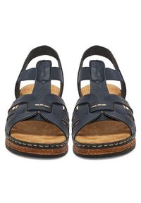 Rieker Sandały CEO-62918-14 Granatowy. Kolor: niebieski. Materiał: skóra #5