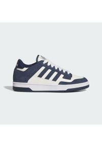 Adidas - Buty Rapid Court Low. Wysokość cholewki: przed kostkę. Kolor: biały, niebieski, wielokolorowy