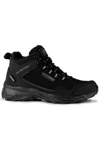Buty zimowe ocieplane wysokie DK SAURON HIGH. Kolor: czarny. Sezon: zima. Sport: turystyka piesza