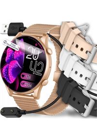 Smartwatch Abrams smartwatch Abrams 44mm złoty. Rodzaj zegarka: smartwatch. Kolor: złoty #1