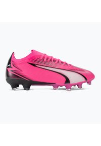 Puma - Buty piłkarskie PUMA Ultra Match FG/AG poison puma. Kolor: różowy. Sport: piłka nożna