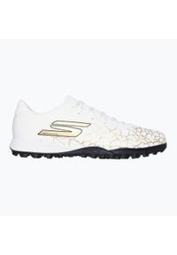 skechers - Buty piłkarskie męskie SKECHERS Skx_1.5 Academy TF. Kolor: biały. Sport: piłka nożna