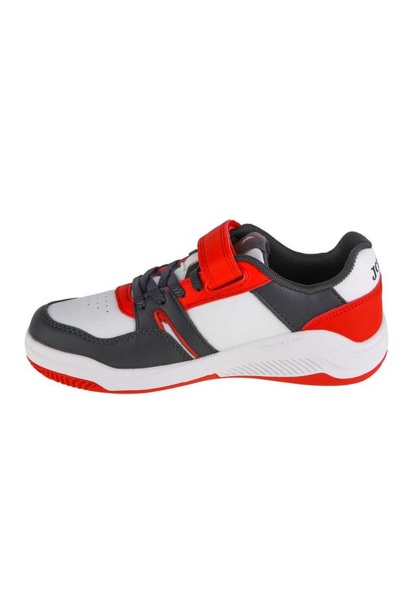 Joma - Niskie Buty Dziecięce Platea Ze Skóry Syntetycznej. Kolor: czerwony, biały, wielokolorowy, czarny. Materiał: syntetyk, skóra. Sport: turystyka piesza
