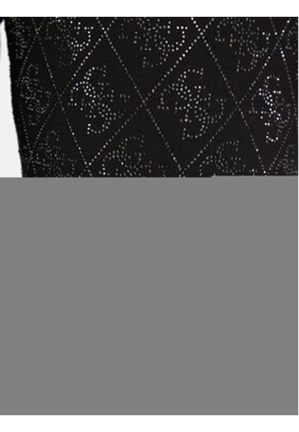 Guess Legginsy W5BB73 K7182 Czarny Slim Fit. Kolor: czarny. Materiał: syntetyk