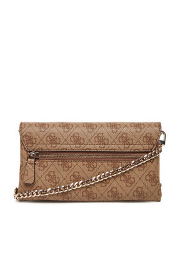 Guess Torebka Noelle II Mini HWBG96 72750 Brązowy. Kolor: brązowy. Materiał: skórzane