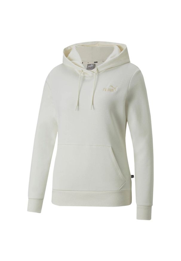 Bluza damska Puma ESS+ Embroidery Hoodie FL. Kolor: biały