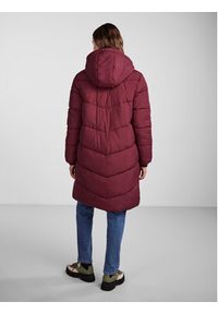 Pieces Kurtka zimowa 17126619 Bordowy Regular Fit. Kolor: czerwony. Materiał: syntetyk. Sezon: zima #2