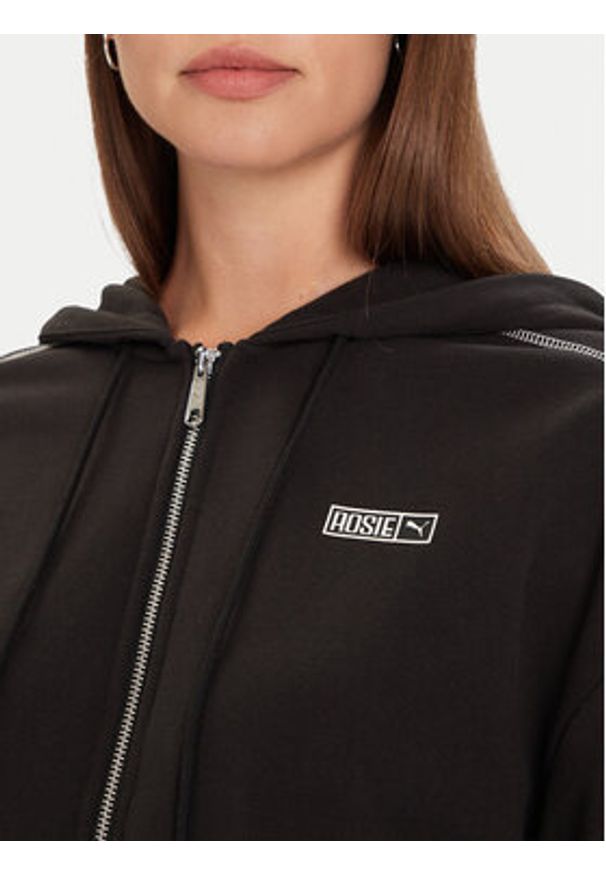 Puma Bluza PUMA X ROSÉ T7 633801 01 Czarny Oversize. Kolor: czarny. Materiał: bawełna
