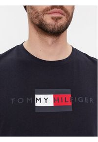 TOMMY HILFIGER - Tommy Hilfiger T-Shirt MW0MW37859 Granatowy Regular Fit. Kolor: niebieski. Materiał: bawełna #3
