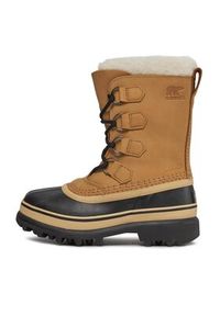 sorel - Sorel Śniegowce Caribou NL1005 Brązowy. Kolor: brązowy. Materiał: nubuk, skóra #6