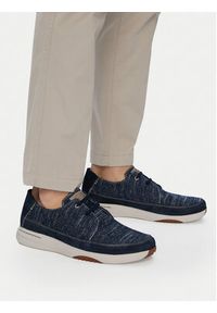 Clarks Półbuty Easeway Lace 26187413 Granatowy. Kolor: niebieski. Materiał: materiał #5