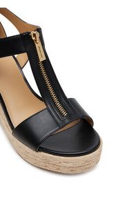 MICHAEL Michael Kors Espadryle Barkley Leather 40R4BRMS1L Czarny. Kolor: czarny. Materiał: skóra