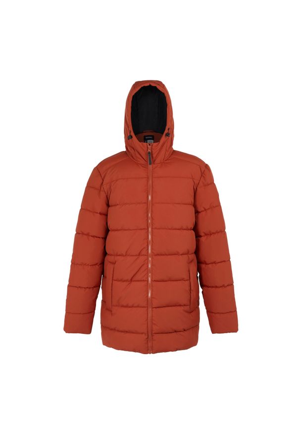 Regatta - Męska Kurtka Ocieplana Lakiver. Kolor: czerwony. Materiał: puch. Sport: turystyka piesza