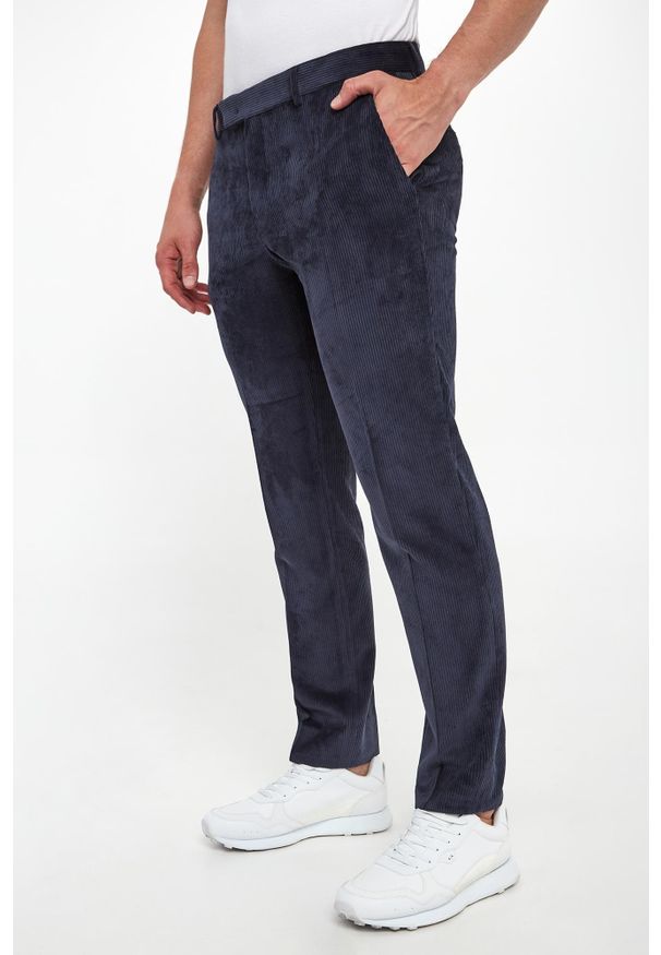 Karl Lagerfeld - Spodnie męskie sztruksowe KARL LAGERFELD. Materiał: sztruks