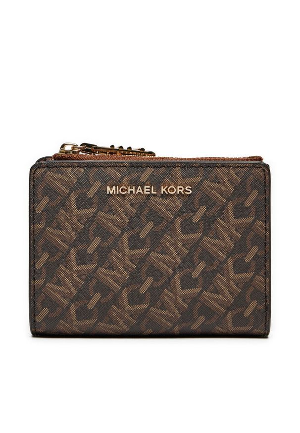 Mały Portfel Damski MICHAEL Michael Kors. Kolor: brązowy