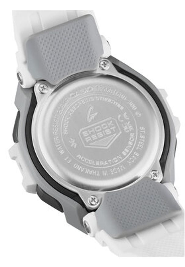G-Shock Zegarek GBD-300-7ER Biały. Kolor: biały. Materiał: syntetyk