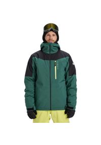 Quiksilver - Kurtka do sportów zimowych techniczna dla Mężczyzn TITANO. Kolor: zielony. Materiał: poliester. Sezon: zima. Sport: narciarstwo #1