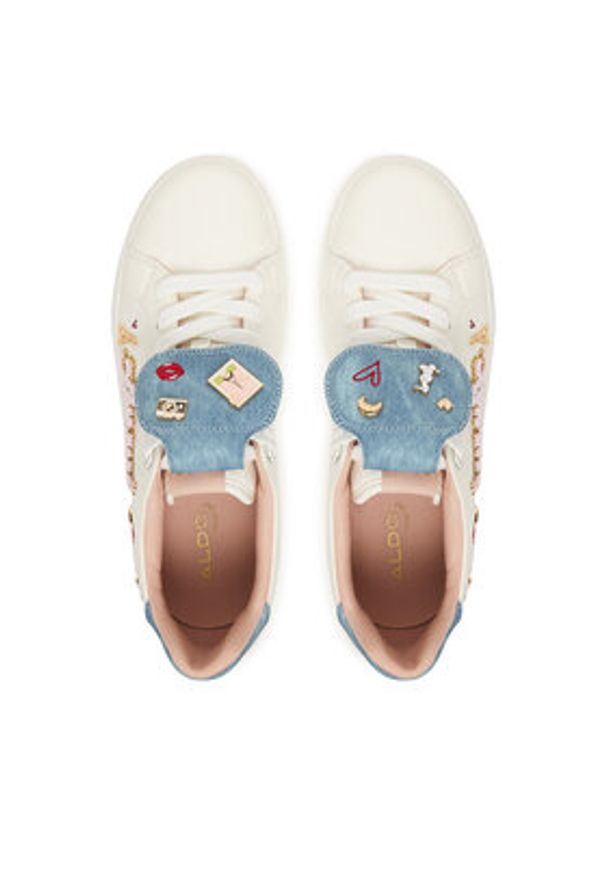 Aldo Sneakersy Frenchie 14296239 Biały. Kolor: biały. Materiał: skóra
