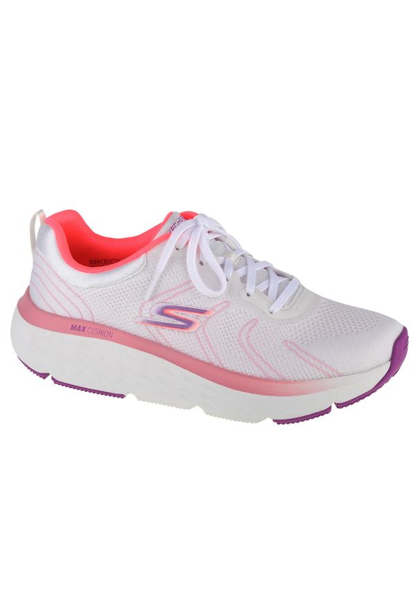 skechers - Buty do biegania damskie, Skechers Max Cushioning Delta. Kolor: biały