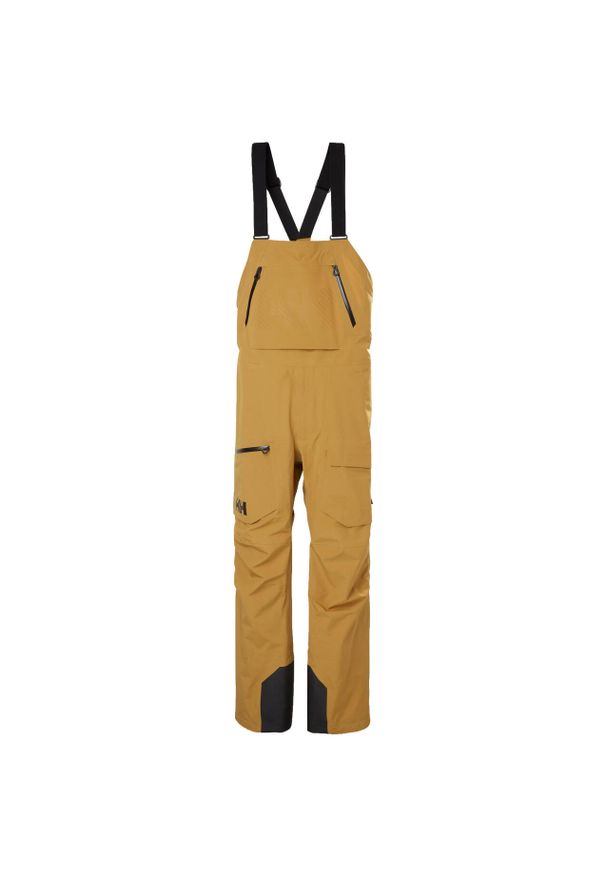 Spodnie narciarskie z szelkami Helly Hansen Ridge Infinity. Kolor: brązowy. Sezon: zima. Sport: narciarstwo