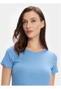 only - ONLY T-Shirt Emma 15201206 Niebieski Regular Fit. Kolor: niebieski. Materiał: wiskoza #4